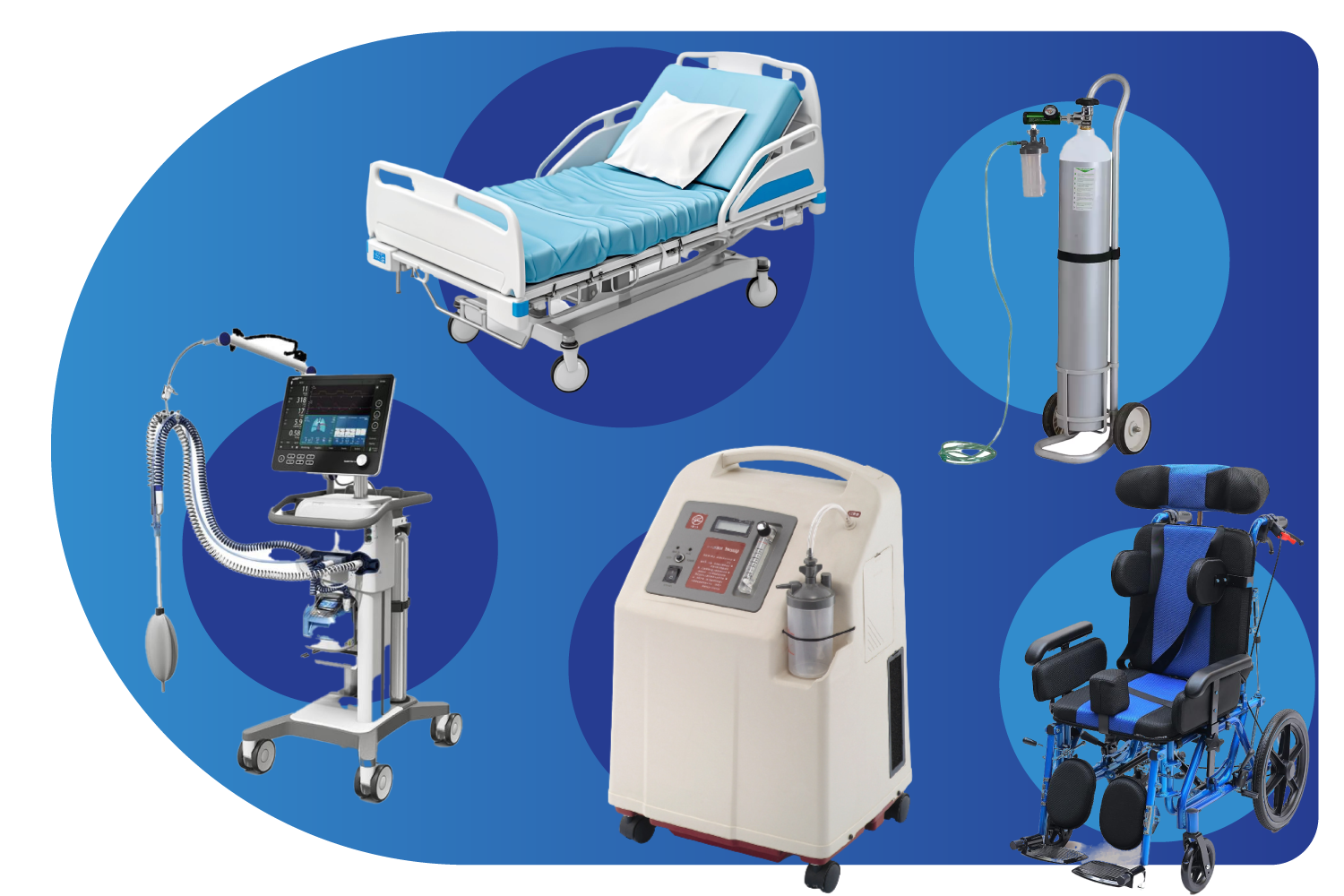 A child being treated by emergency medical staff in red uniforms